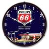 Phillips 66 Gas Station 1 LED Clock