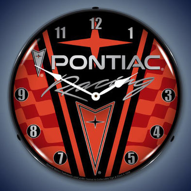 Pontiac Racing  LED Clock