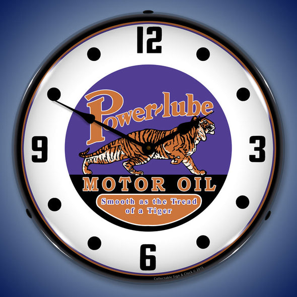 Powerlube Motor Oil LED Clock