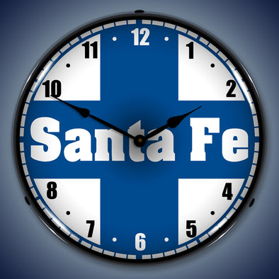 Santa Fe Railroad LED Clock