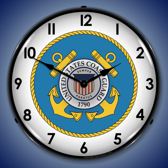 US Coast Guard LED Clock