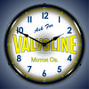 Valvoline Motor Oil LED Clock